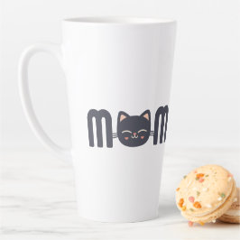 Caneca De Café Latte Cute Cat MOM