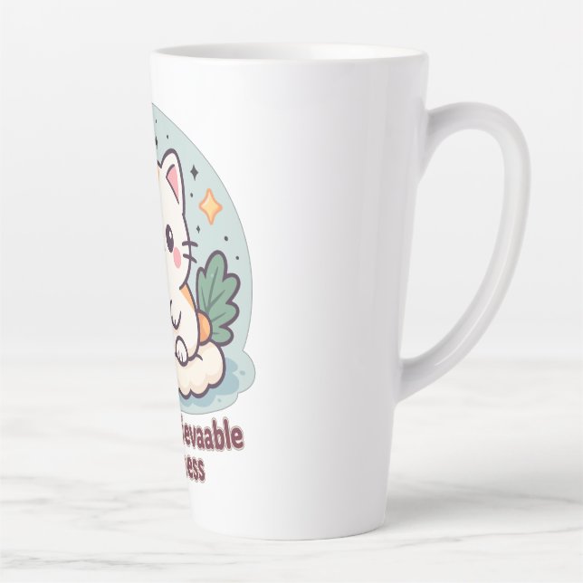 Caneca De Café Latte Cutensidade Acreditável Nyan - Gato Kawaii Cute (Direita)