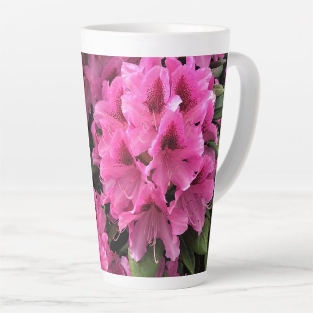 Caneca De Café Latte Cynthia Rhododendrons, Oregon (Ângulo direito)