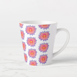 Caneca De Café Latte Dahlia Latte Mug