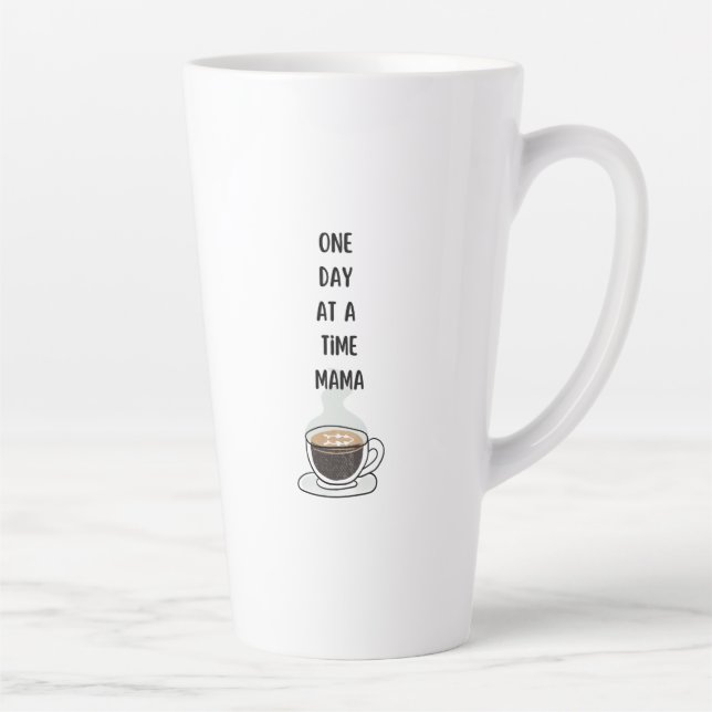 Caneca De Café Latte Daily Motivation Latte Mug (Direita)