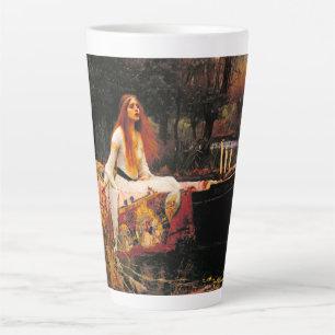 Caneca De Café Latte Dama de Shalott de Waterhouse