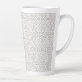 Caneca De Café Latte damasco
