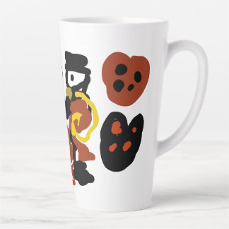 Caneca De Café Latte dança de dia dos namorados cream puff