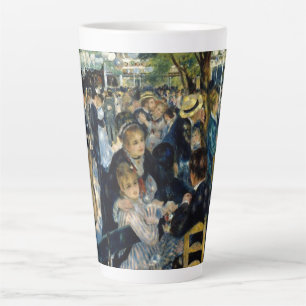 Caneca De Café Latte Dança no Moulin de la Galette de Renoir