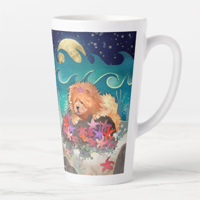 Caneca De Café Latte DANCIN'S COM A Lata Vermelha STARZ (Direita)