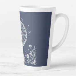 Caneca De Café Latte Dandelion