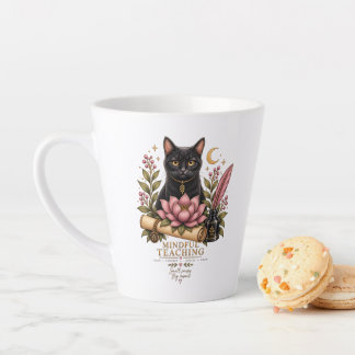 Caneca De Café Latte Dark Academia Teacher latte Mug for Her | Mindful