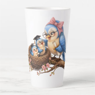 Caneca de Café Latte de Formatura Fofa