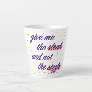 CANECA DE CAFÉ LATTE DÊ-ME O PEDAÇO