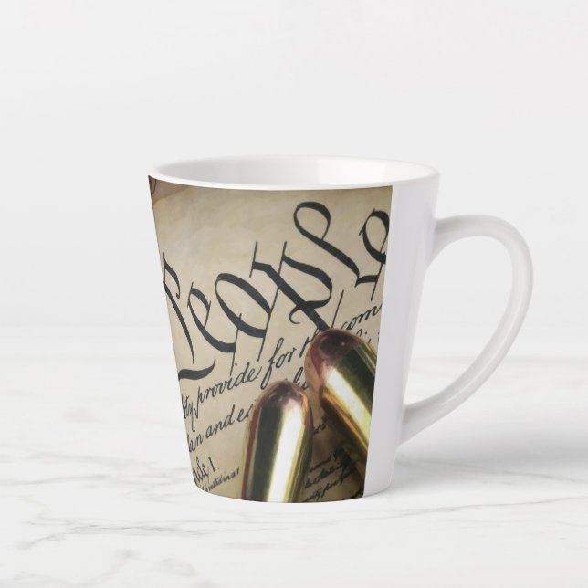 Caneca De Café Latte Declaração de independência (Direita)