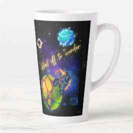 Caneca De Café Latte Decolar para o Espanto