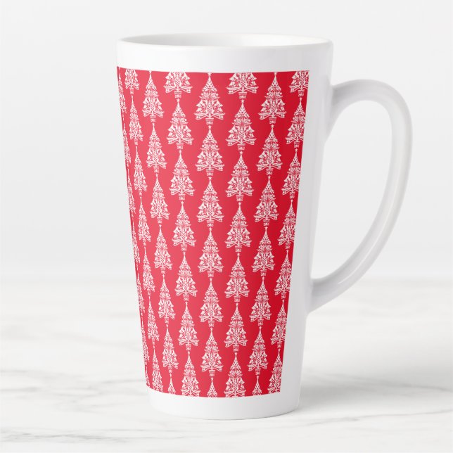 Caneca De Café Latte Decorações de Natal tradicionais escandinavas (Direita)