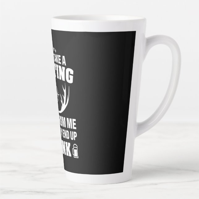 Caneca De Café Latte Deer Hunter Bebendo (Direita)