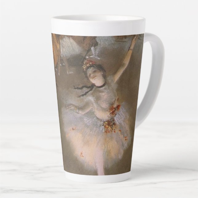 Caneca De Café Latte Degas The Star (Ângulo direito)
