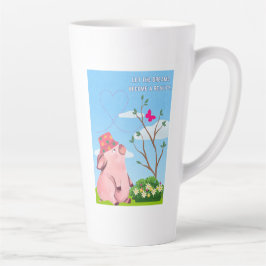 Caneca De Café Latte deixa a citação do sonho