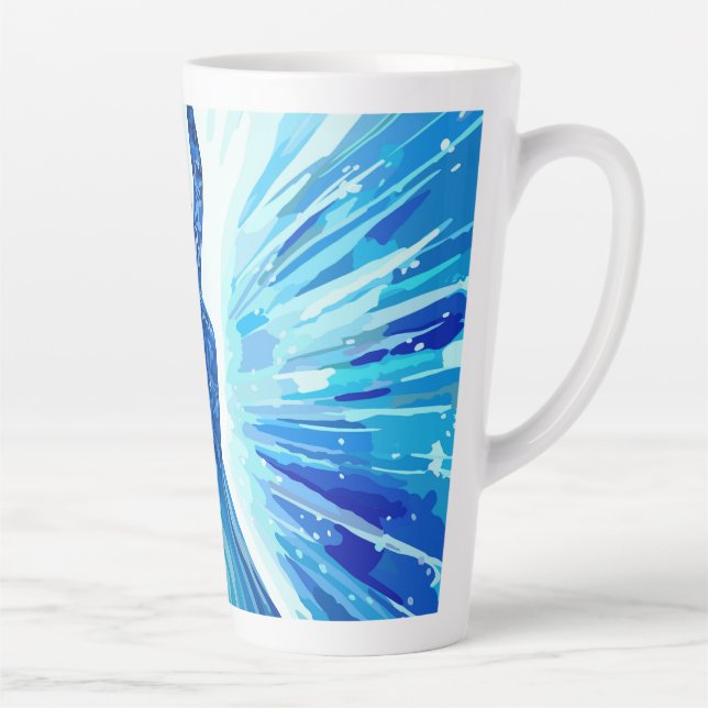 Caneca De Café Latte Deixe Ir (Direita)