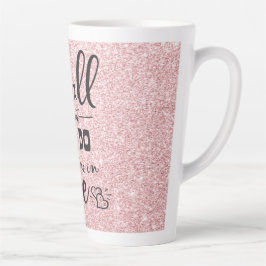 Caneca De Café Latte Deixe Tudo Que Você Faz Ser Feito Apaixonado