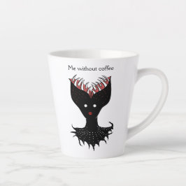 Caneca De Café Latte Demônio Coffee Addicto Creepy
