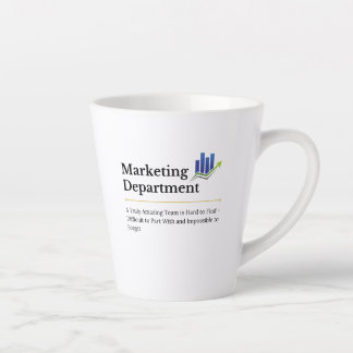 Caneca De Café Latte Departamento de Marketing