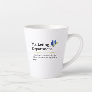 Caneca De Café Latte Departamento do marketing