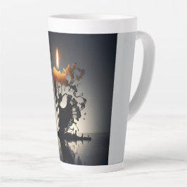Caneca De Café Latte Derreter Dançarino de Flamenco