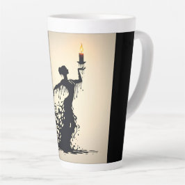 Caneca De Café Latte Derreter Dançarino de Flamenco