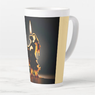 Caneca De Café Latte Derreter Dançarino de Flamenco