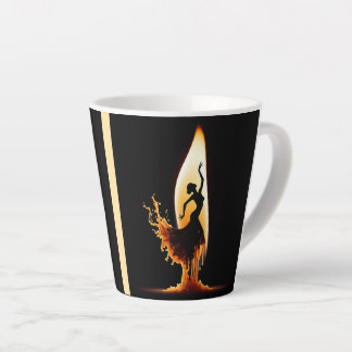 Caneca De Café Latte Derreter Dançarino de Flamenco