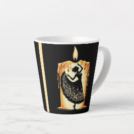 Caneca De Café Latte Derreter Dançarino de Flamenco