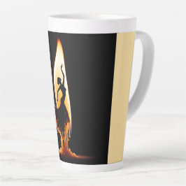 Caneca De Café Latte Derreter Dançarino de Flamenco