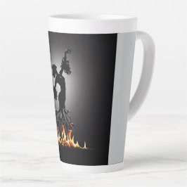 Caneca De Café Latte Derreter Dançarino de Flamenco
