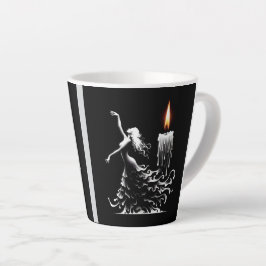 Caneca De Café Latte Derreter Dançarino de Flamenco