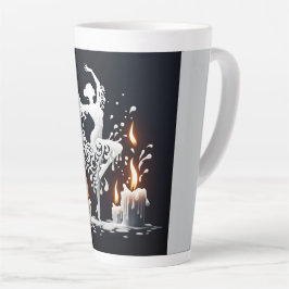 Caneca De Café Latte Derreter Dançarino de Flamenco
