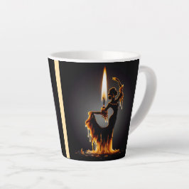 Caneca De Café Latte Derreter Dançarino de Flamenco