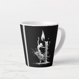 Caneca De Café Latte Derreter Dançarino de Flamenco