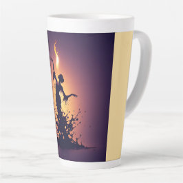 Caneca De Café Latte Derreter Dançarino de Flamenco