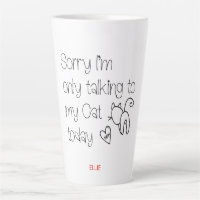 Desculpe-me por falar com meu nome de gato hoje