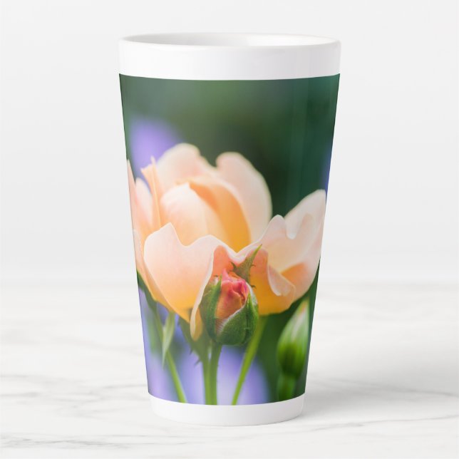 Caneca De Café Latte desejo desabrochando (Frente)
