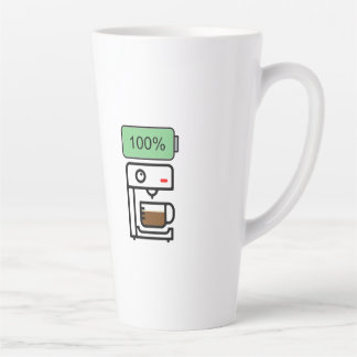 Caneca De Café Latte Desenho de vício em café