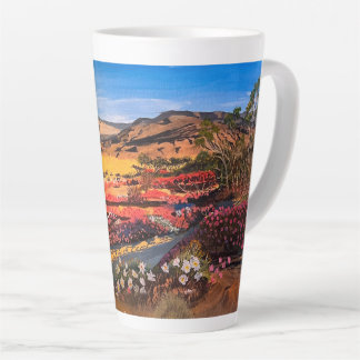 Caneca De Café Latte Desert Bloom, por Gary Poling