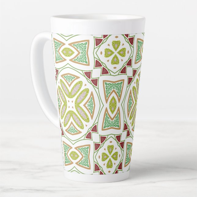 Caneca De Café Latte Design 2021 de Late MUG Jimette (Ângulo esquerdo)