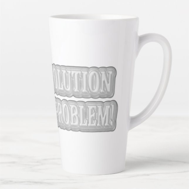 Caneca De Café Latte Design Bastante Trabalho de arte Sobre O Comprar " (Direita)