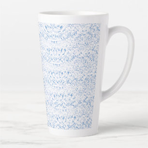 Caneca De Café Latte Design com padrão claro e delicioso que se repete