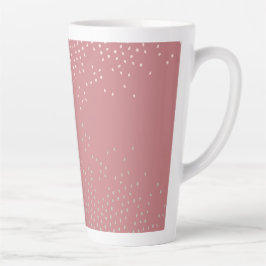 Caneca De Café Latte Design cor-de-rosa