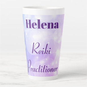Caneca De Café Latte Design de cintilação personalizada do profissional