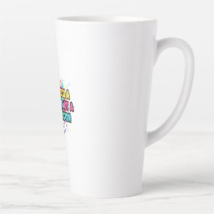 Caneca De Café Latte Design de Citação Motivacional de Sucesso é uma Jo