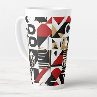 Caneca De Café Latte Design de luxo grande