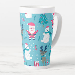 Caneca De Café Latte Design de Natal