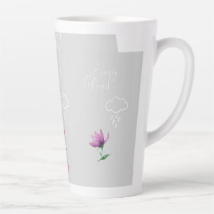 Caneca De Café Latte Design de Nuvem Sonhadora